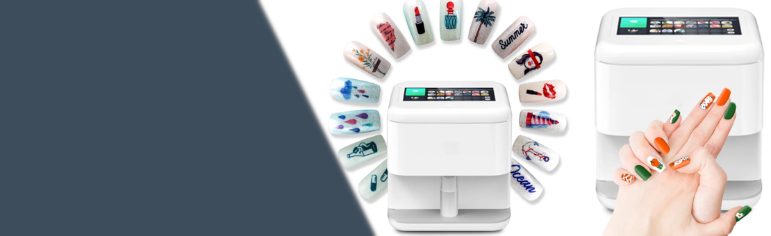 Portable Digital Intelligent Nail Art Printer 3D Touch Screen Mobile Nail Printing Machine With Wifi